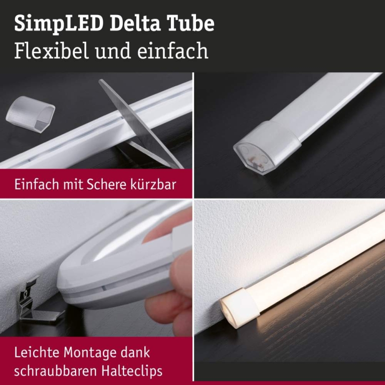 Paulmann SimpLED LED Strip Delta Komplettset 3m beschichtet 11,5W 660lm/m 3000K