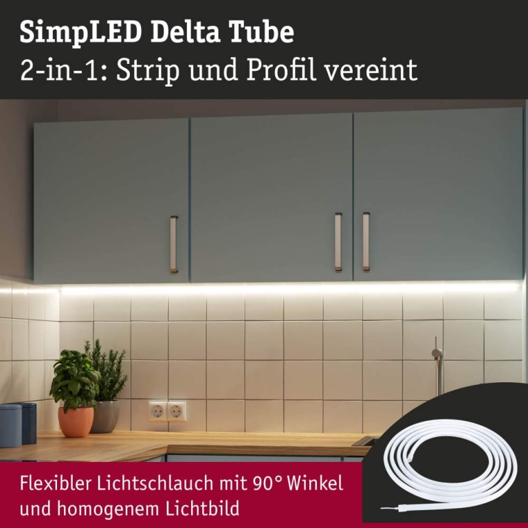 Paulmann SimpLED LED Strip Delta Komplettset 5m beschichtet 18W 660lm/m 3000K