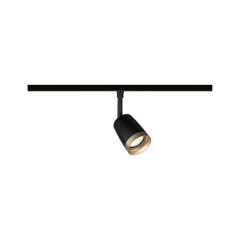 Paulmann URail Schienenspot Cover Einzelspot GU10  max. 10W  230V Schwarz matt Gold matt