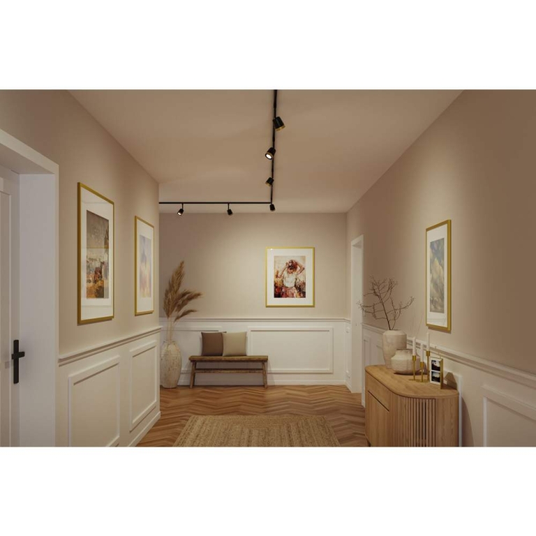 Paulmann URail Schienenspot Cover Einzelspot GU10  max. 10W  230V Schwarz matt Gold matt