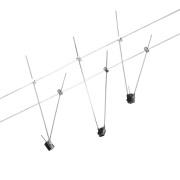 Seilsystem Simple Basisset GU5,3  max. 3x5W   230/12V Chrom