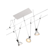 Seilsystem Simple Basisset GU5,3  max. 3x5W   230/12V Chrom