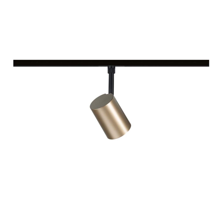 Paulmann URail Schienenspot Luxe   GU10  max. 10W  dimmbar 230V Gold matt Schwarz matt