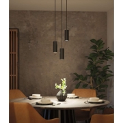 Pendelleuchte Lirena GU10 max. 10W Schwarz matt Metall