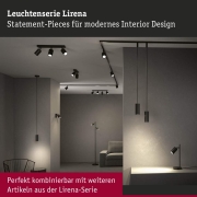 Spotlight Lirena GU10 max. 2x10W Schwarz matt Metall
