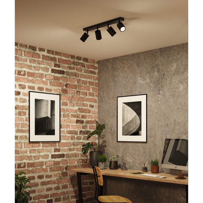 Paulmann Spotlight Lirena GU10 max. 4x10W Schwarz matt Metall