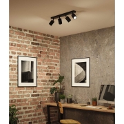 Spotlight Lirena GU10 max. 4x10W Schwarz matt Metall