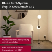 ULine Zubehör Plug-In Trafo 60VA  230/48V 100mm Schwarz