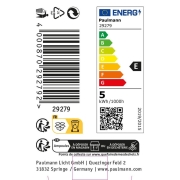Standard 230V LED Reflektor GU10 Dip Switch 450lm 4,6W 2700 - 4000K  Schwarz matt