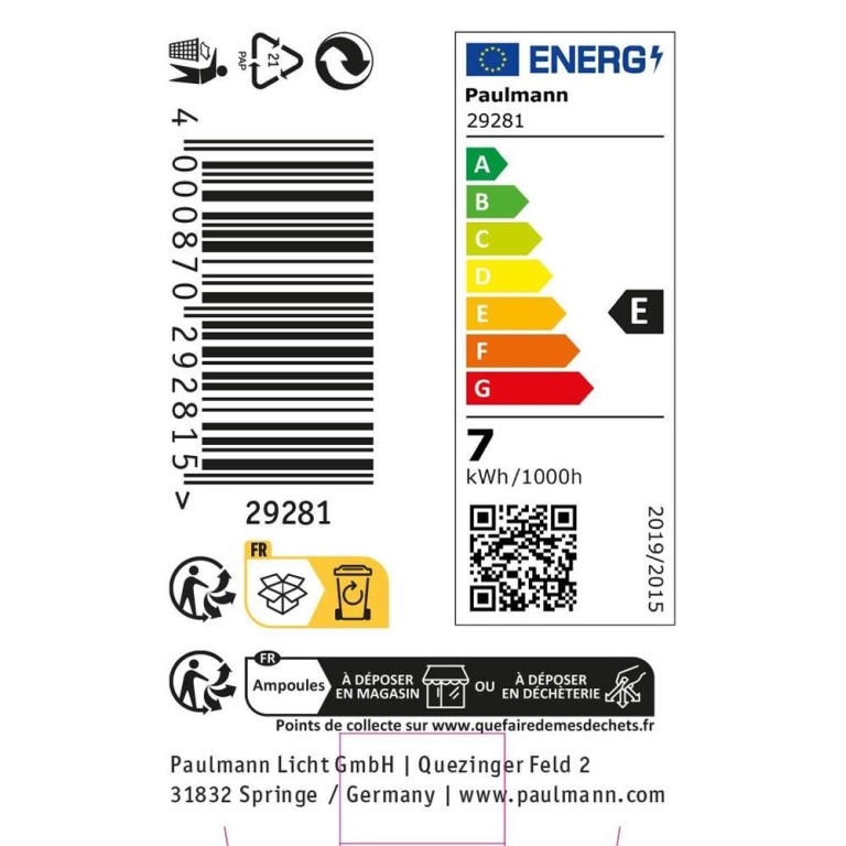 Paulmann Standard 230V LED Reflektor GU10 Dip Switch 650lm 6,9W 2700 - 4000K  Schwarz matt