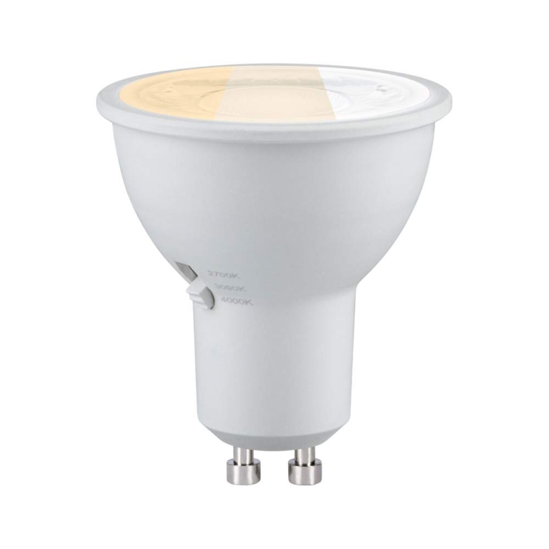 Paulmann Standard 230V LED Reflektor GU10 Dip Switch 650lm 6,9W 2700 - 4000K  Signalweiß