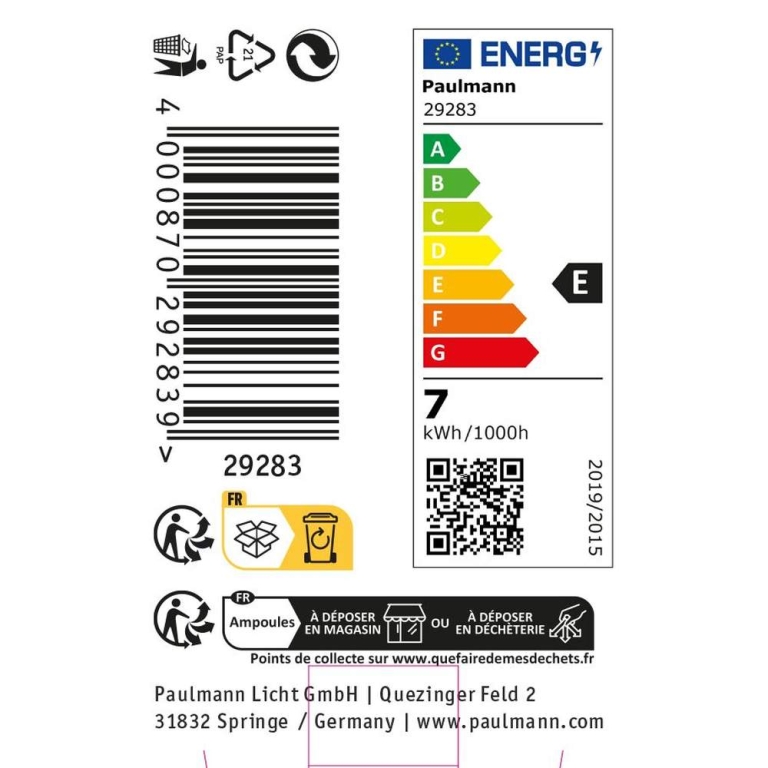 Paulmann Standard 230V LED Reflektor GU10 Dip Switch 650lm 6,9W 2700 - 4000K  Schwarz matt