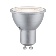 Standard 230V LED Reflektor GU10 Dip Switch 650lm 6,9W 2700 - 4000K  Chrom matt