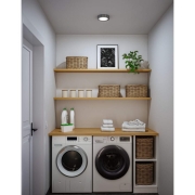 LED Panel Abia 2 White Select Dämmerungsgesteuerter Bewegungsmelder (HF) rund 170mm  9,5W 1100lm 2700 - 4000K Chrom matt