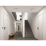 LED Panel Abia 2 White Select Dämmerungsgesteuerter Bewegungsmelder (HF) rund 170mm  9,5W 1100lm 2700 - 4000K Chrom matt