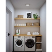 LED Panel Abia 2 White Select Dämmerungsgesteuerter Bewegungsmelder (HF) eckig 170x170mm  9,5W 1100lm 2700 - 4000K Weiß