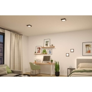 LED Panel Abia 2 White Select Dämmerungsgesteuerter Bewegungsmelder (HF) eckig 170x170mm  9,5W 1100lm 2700 - 4000K Schwarz