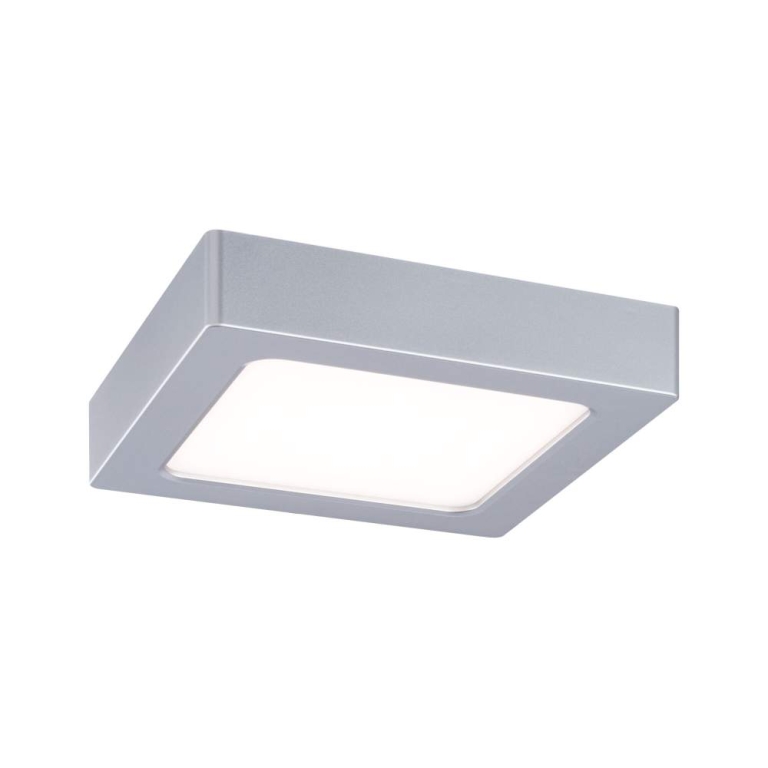 Paulmann LED Panel Abia 2 White Select Dämmerungsgesteuerter Bewegungsmelder (HF) eckig 170x170mm  9,5W 1100lm 2700 - 4000K Chrom matt