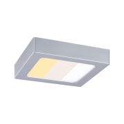 LED Panel Abia 2 White Select Dämmerungsgesteuerter Bewegungsmelder (HF) eckig 170x170mm  9,5W 1100lm 2700 - 4000K Chrom matt