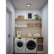 LED Panel Abia 2 White Select Dämmerungsgesteuerter Bewegungsmelder (HF) eckig 170x170mm  9,5W 1100lm 2700 - 4000K Chrom matt