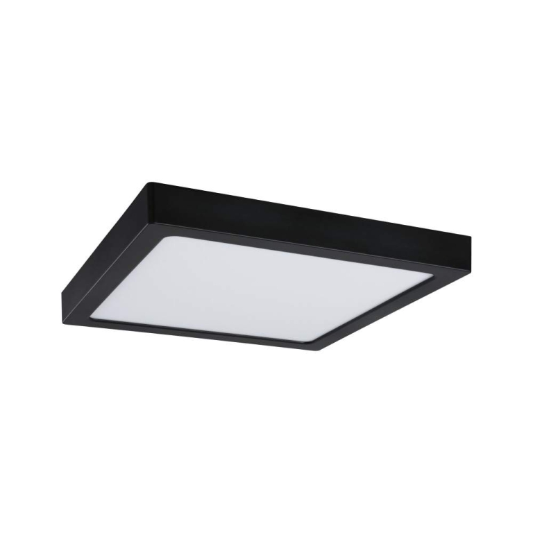 Paulmann LED Panel Abia 2 White Select Dämmerungsgesteuerter Bewegungsmelder (HF) eckig 300x300mm  14W 900lm 2700 - 4000K Schwarz