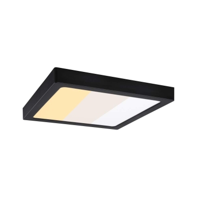 Paulmann LED Panel Abia 2 White Select Dämmerungsgesteuerter Bewegungsmelder (HF) eckig 300x300mm  14W 900lm 2700 - 4000K Schwarz