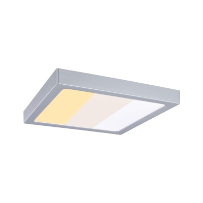Paulmann LED Panel Abia 2 White Select Dämmerungsgesteuerter Bewegungsmelder (HF) eckig 300x300mm  14W 900lm 2700 - 4000K Chrom matt