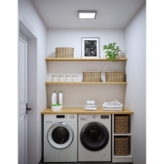 LED Panel Abia 2 White Select Dämmerungsgesteuerter Bewegungsmelder (HF) eckig 300x300mm  14W 900lm 2700 - 4000K Chrom matt