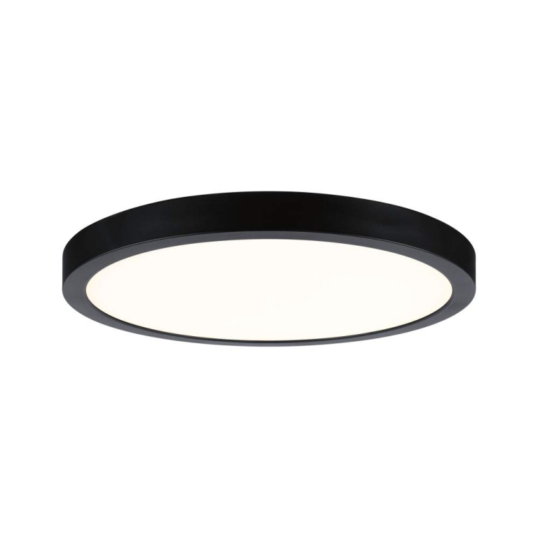 Paulmann LED Panel Abia 2 White Select Dämmerungsgesteuerter Bewegungsmelder (HF) rund 400mm  16W 1400lm 2700 - 4000K Schwarz