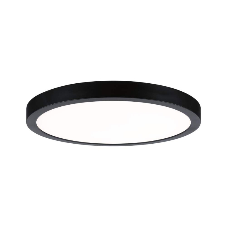 Paulmann LED Panel Abia 2 White Select Dämmerungsgesteuerter Bewegungsmelder (HF) rund 400mm  16W 1400lm 2700 - 4000K Schwarz