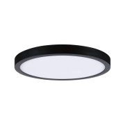LED Panel Abia 2 White Select Dämmerungsgesteuerter Bewegungsmelder (HF) rund 400mm  16W 1400lm 2700 - 4000K Schwarz