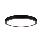 LED Panel Abia 2 White Select Dämmerungsgesteuerter Bewegungsmelder (HF) rund 400mm  16W 1400lm 2700 - 4000K Schwarz