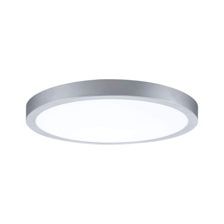 Paulmann LED Panel Abia 2 White Select Dämmerungsgesteuerter Bewegungsmelder (HF) rund 400mm  16W 1400lm 2700 - 4000K Chrom matt