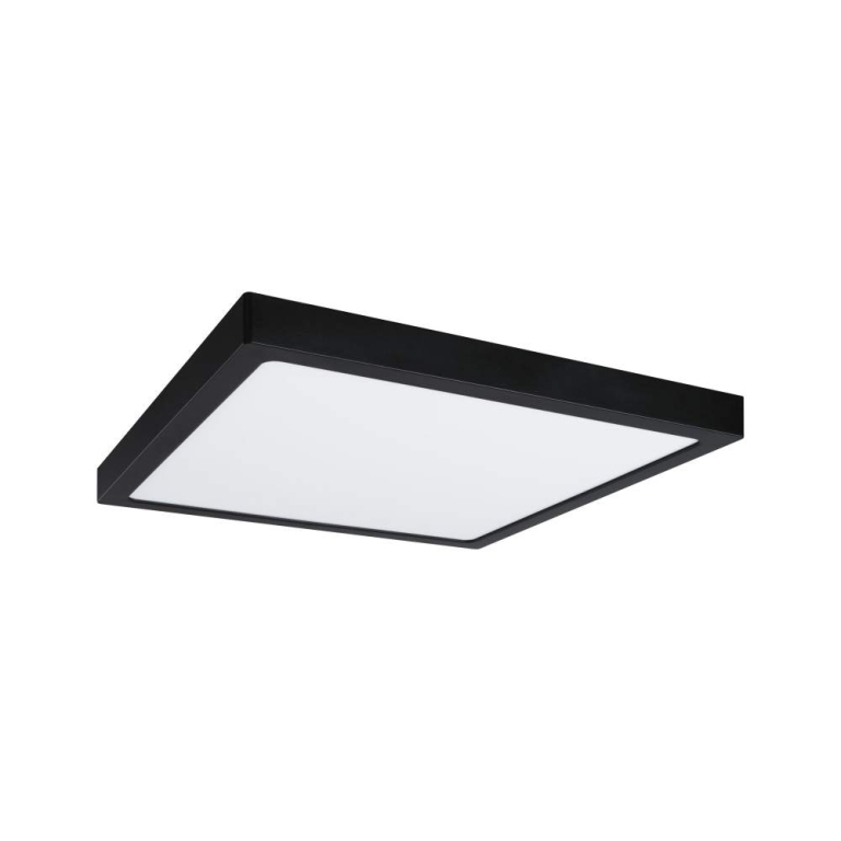 Paulmann LED Panel Abia 2 White Select Dämmerungsgesteuerter Bewegungsmelder (HF) eckig 400x400mm  16W 1400lm 2700 - 4000K Schwarz