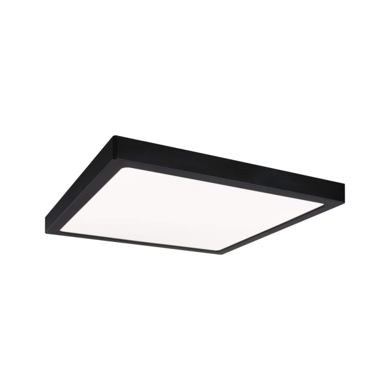 Paulmann LED Panel Abia 2 White Select Dämmerungsgesteuerter Bewegungsmelder (HF) eckig 400x400mm  16W 1400lm 2700 - 4000K Schwarz