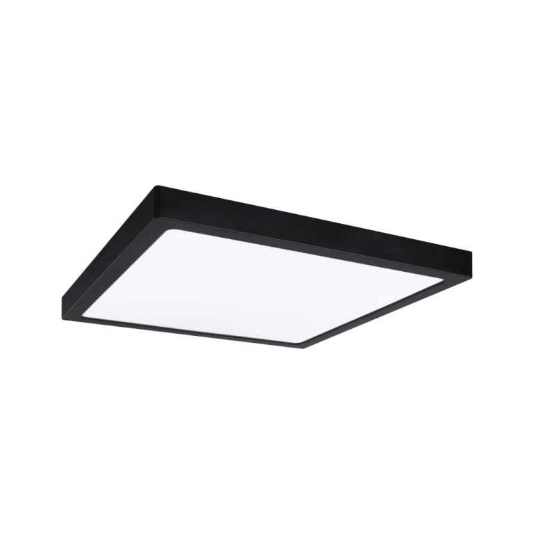 Paulmann LED Panel Abia 2 White Select Dämmerungsgesteuerter Bewegungsmelder (HF) eckig 400x400mm  16W 1400lm 2700 - 4000K Schwarz