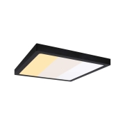 LED Panel Abia 2 White Select Dämmerungsgesteuerter Bewegungsmelder (HF) eckig 400x400mm  16W 1400lm 2700 - 4000K Schwarz