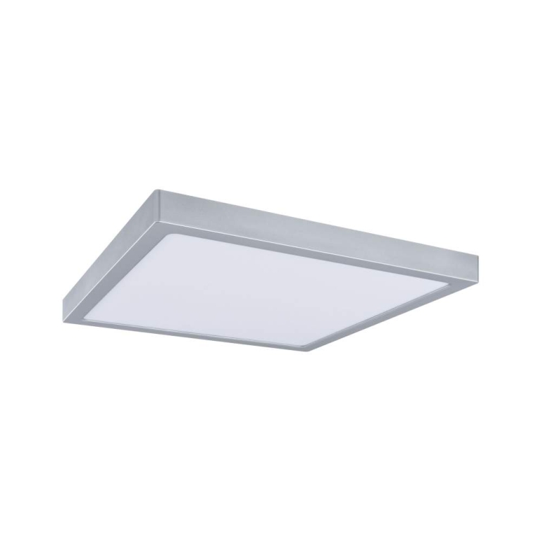 Paulmann LED Panel Abia 2 White Select Dämmerungsgesteuerter Bewegungsmelder (HF) eckig 400x400mm  16W 1400lm 2700 - 4000K Chrom matt