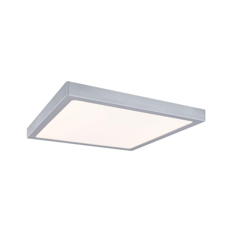 Paulmann LED Panel Abia 2 White Select Dämmerungsgesteuerter Bewegungsmelder (HF) eckig 400x400mm  16W 1400lm 2700 - 4000K Chrom matt