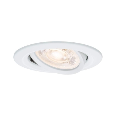 Paulmann LED Einbauleuchte Nova GU10 Flat schwenkbar 4,9W 550lm 230V  2700K Weiß matt