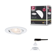 LED Einbauleuchte Nova GU10 Flat schwenkbar 4,9W 550lm 230V  2700K Weiß matt