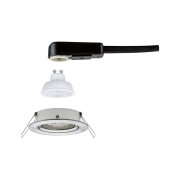 LED Einbauleuchte Nova GU10 Flat schwenkbar 4,9W 550lm 230V  2700K Eisen gebürstet