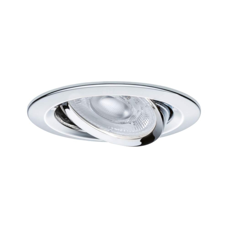 Paulmann LED Einbauleuchte Nova GU10 Flat schwenkbar 3x4,9W 3x550lm 230V  2700K Chrom