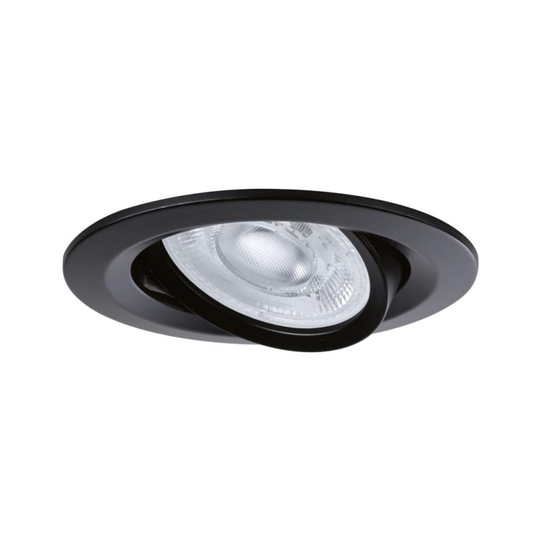 Paulmann LED Einbauleuchte Nova GU10 Flat schwenkbar 3x4,9W 3x550lm 230V  2700K Schwarz matt
