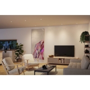 LED Einbauleuchte Nova GU10 Flat starr IP44 3x4,9W 3x550lm 230V  2700K Weiß matt