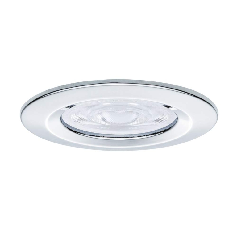 Paulmann LED Einbauleuchte Nova GU10 Flat starr IP44 3x4,9W 3x550lm 230V  2700K Chrom