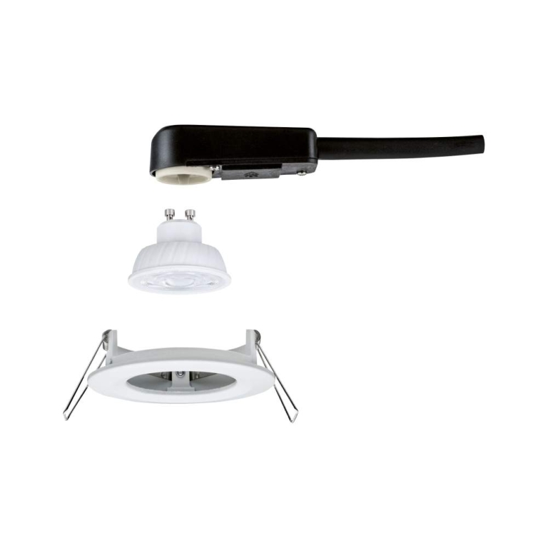 Paulmann LED Einbauleuchte Nova GU10 Flat starr IP44 4,9W 550lm 230V  4000K Weiß matt