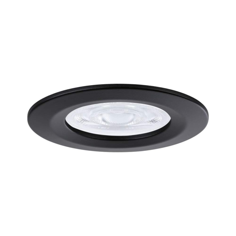 Paulmann LED Einbauleuchte Nova GU10 Flat starr IP44 3x4,9W 3x550lm 230V  4000K Schwarz matt