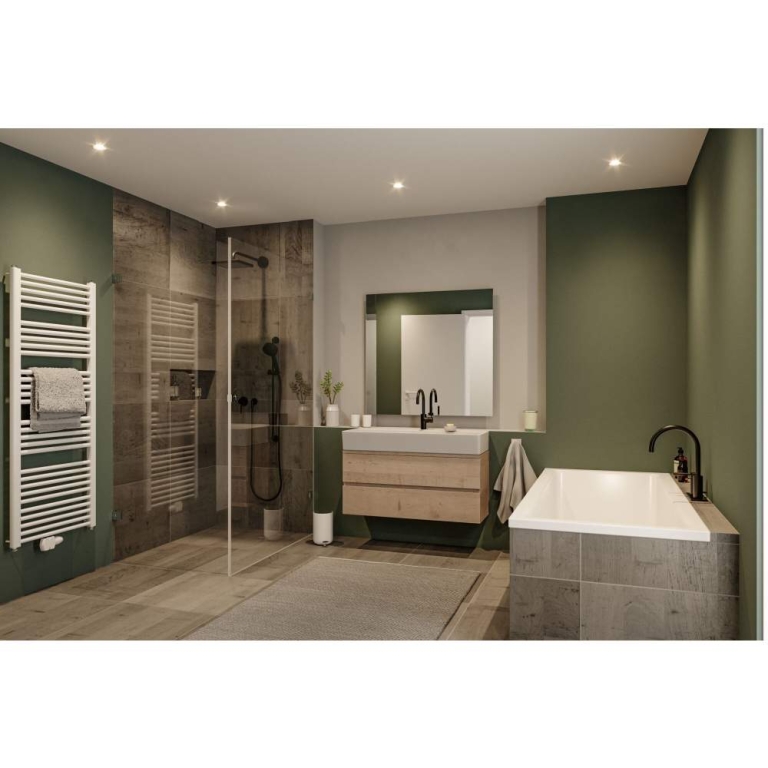 Paulmann LED Einbauleuchte Nova Plus GU10 Flat IP65 93mm 4,9W 550lm 230V dimmbar 2700K Weiß matt