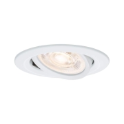 LED Einbauleuchte Nova Plus GU10 Flat IP65 93mm 4,9W 550lm 230V dimmbar 2700K Weiß matt